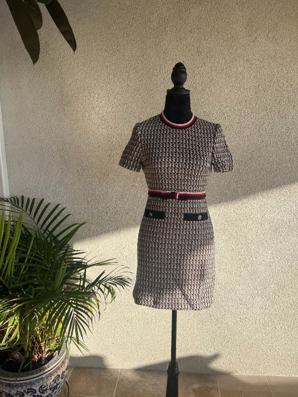 Maje Tweed Mini Dress
